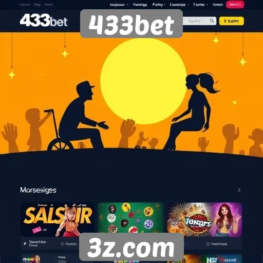 Acessibilidade e design do site 433bet