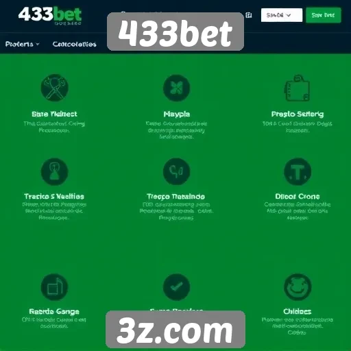 Características principais do site 433bet