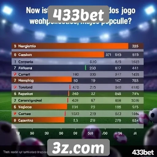 Estatísticas de jogos populares no 433bet