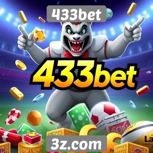 Variedade de jogos disponíveis na plataforma 433bet